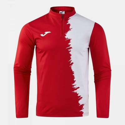 Joma City III sweatshirt tmavá námornícka modrá červená biela