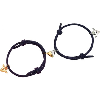 HARAHU Гривни Heart Magnet - Тъмно Синя KP28134 (28134)