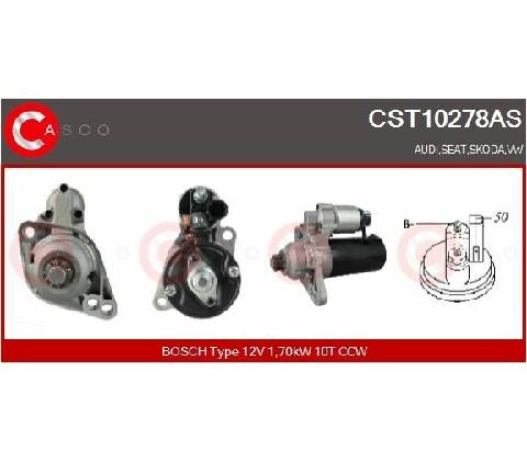 Startér CASCO CST10278AS