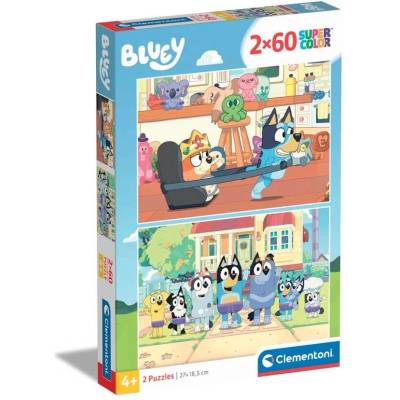 Clementoni 2x60ч. Пъзел bluey