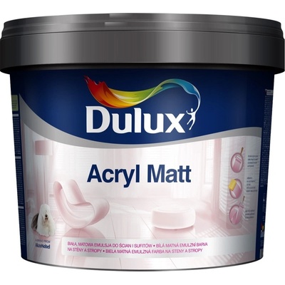 Dulux Acryl Matt 10 l 33 ks bílý