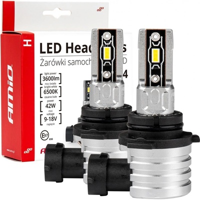 LED žiarovky hlavného svietenia HB4 9006 H-mini Series AMiO 03335