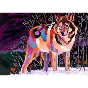 Image 1 of Heye - Puzzle Night wolf 1000 - 1 000 piese