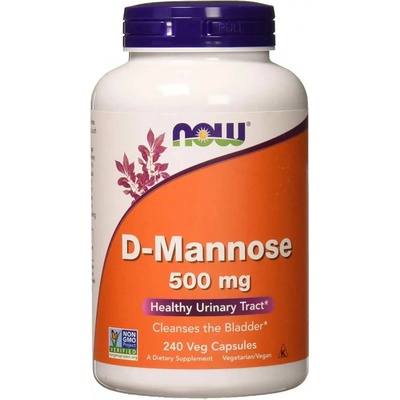 Now foods d-manoza 500 mg 240 vegánskych kapsúl