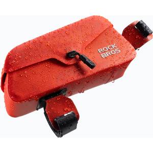 ROCKBROS Чанта за велосипедна рамка Rockbros 30120122 Bike Tube Bag Magnetic S 0, 6 l red