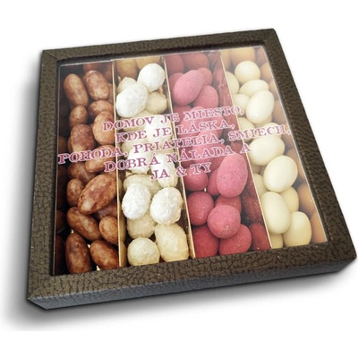 Sablio Mandle v čokoláde Domov 3 4 x 80 g