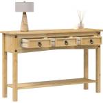 vidaXL Конзолна маса "Corona" 114x34, 5x73 см Масивна дървесина, бор (4005666)