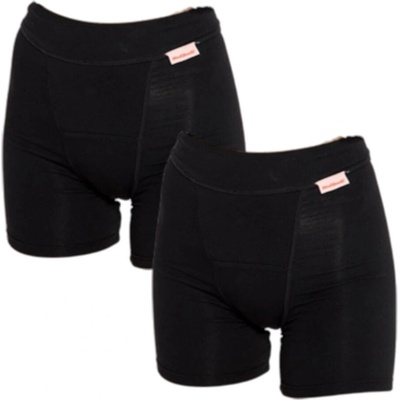Modibodi Комплект от два - момичешки менструални бикини за сън Modibodi Teen Sleep Short Super Black Modibodi | Cheren | Момичешки | 8-10 letгодини