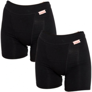 Modibodi Комплект от два - момичешки менструални бикини за сън Modibodi Teen Sleep Short Super Black Modibodi | Cheren | Момичешки | 8-10 letгодини