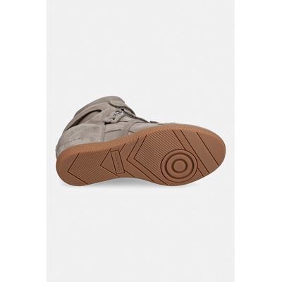 Nokwol EDEN маратонки дамски от велур (Eden.Taupe.Leather)