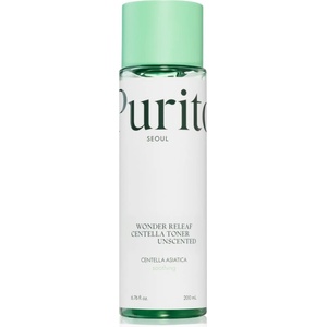 PURITO Wonder Releaf Centella Toner Unscented успокояващ тоник за лице за чувствителна кожа на лицето 200ml