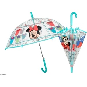  Детски автоматичен чадър Perletti Kids Minnie Mouse 50129, Прозрачен