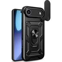 Armor Camshield pre iPhone 17 Air so stojanom a krytom kamery – čierny