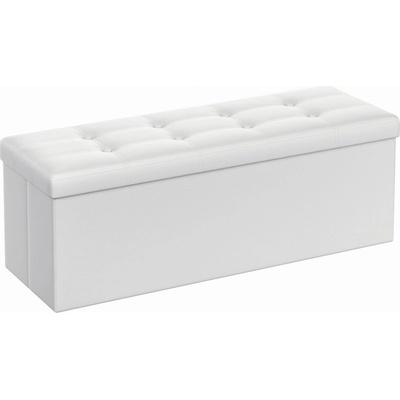 Taburetka VASAGLE LSF702V1 v bielej farbe