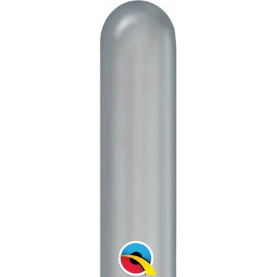 Q260 Balónek 152 cm:5 cm CHROME stříbrný bal
