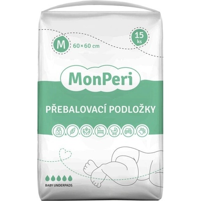 Podložka absorpčná MonPeri 60 x 60 cm 15ks