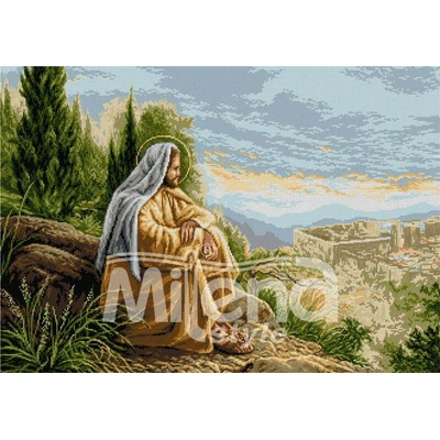 Milena Style Йерусалим - гоблен със схема конци Ariadna 1: 1