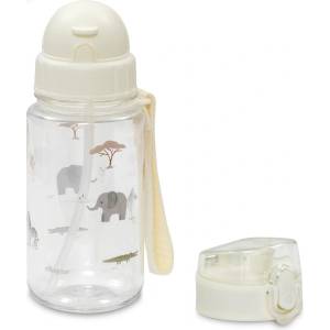 Interbaby Преходно шише Interbaby - Jirafa Savanna, 350 ml, бежово (BOT002-05)