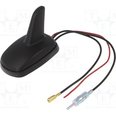 PER.PIC. A00034-05 Anténa; automobilová,SHARK; 15dBi; AM,DAB,FM; 50Ω; černá; 5÷12VDC