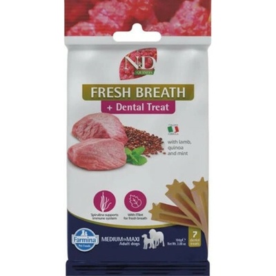 N&D QUINOA Dog Dental Snack Fresh Breath M&L 100 g