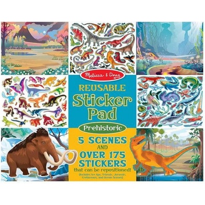 Melissa & Doug Blok s adheznými samolepkami Pravek
