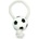 PET NOVA Винилова играчка за куче - футболна топка на въже, 7 x 26 см