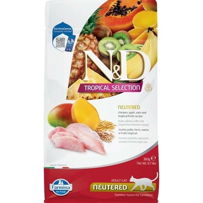 N&D TROPICAL SELECTION CAT Neutered Chicken 300 g