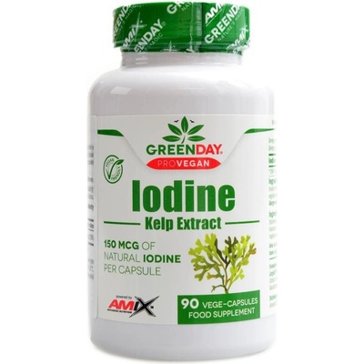 Amix GreenDay Natural Iodine kelp extract 90 vege kapsúl