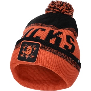 FANATICS Anaheim ducks thrive cuffed pom beanie оранжево, черно uni (04cs-261u-2ia-xan)