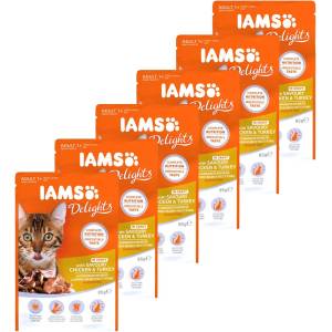 Iams Котка пиле и пуйка 6 x 85 г