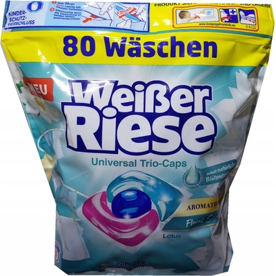 Weißer Riese Universal Lotus kapsule na pranie 80 PD