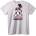 NOONEBRAND Тениска Обичам Музиката Крава - 2XL, White
