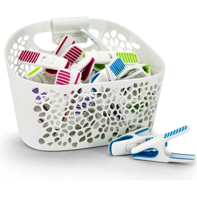 Clean Kit Kolíčky na prádlo v košíku 20 ks – Zboží Mobilmania