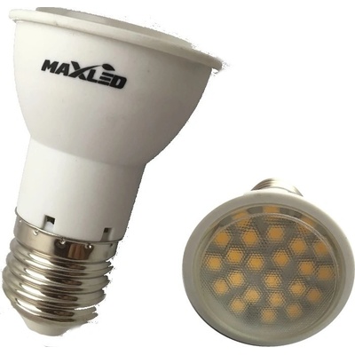 MAX LED LED žárovka E27 JDR 24 SMD 3.5W, teplá bílá