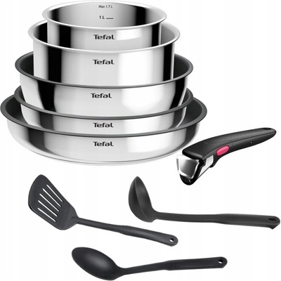 TEFAL Súprava hrncov a panvíc so špachtľou Ingenio Cook Eat 9 ks indukcia