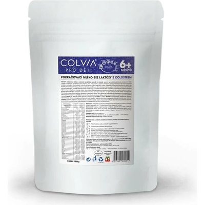 COLVIA Pokračovací mléko bez laktózy 6m+ 1500 g