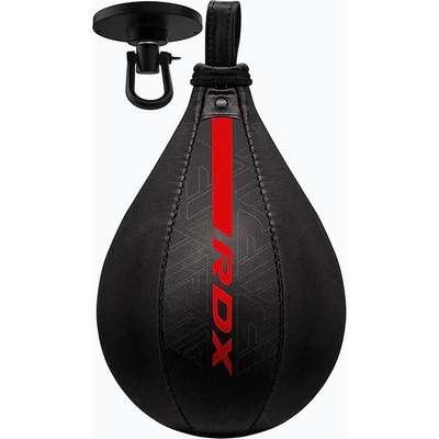 RDX Боксова перла RDX Speed Ball F6 + въртяща се топка матово червено