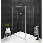 SAPHO Sigma Simply - Душ ъгъл 100x80 см, L/R вариант, прозрачно стъкло/хром GS1110GS3180 (GS1110GS3180)