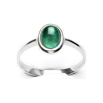 Čištín stříbrný přírodní smaragd A+ T 1355