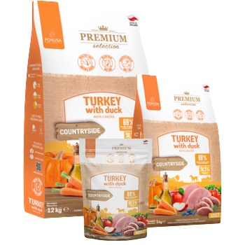 POKUSA POKUSA - храна за възрастни кучета от средни и едри породи, с пуешко и патешко, 1кг, 3кг, 12 кг - Полша (PO_1Trdc-1)