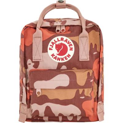 Fjällräven Дневна раница Fjällräven Kånken Graphics 7 Mini Daypack - Chalk Rose / Hidden Animals - размер One Size (504-1356-0111)