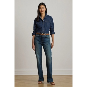 Ralph Lauren риза дамска от деним (200B24167)