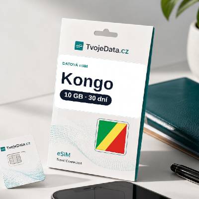 eSIM Kongo 10 GB / 29 dní - Kongo MB038