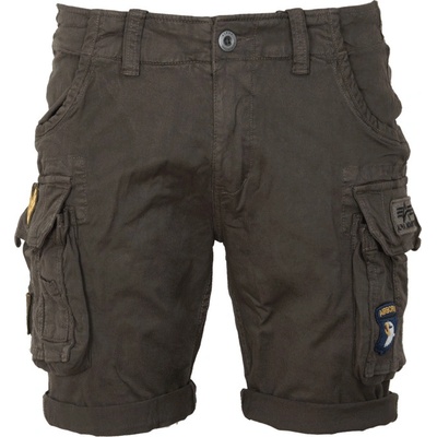 Alpha Industries kalhoty krátké Crew Short Patch greyblack