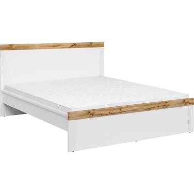 BRW Holten dřevo světle hnědé bílá S440-LOZ/140