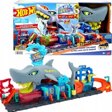 Mattel Hot Wheels City color reveal autoumývačka so žralokom HTN82