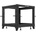 Lanberg open rack 19" 9U 600x600-1100 adjustable, black (OR01-6109-B)