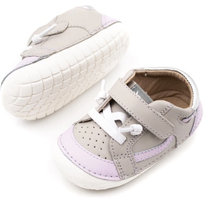Old soles detské barefoot tenisky old soles windy pave gris lilium silver