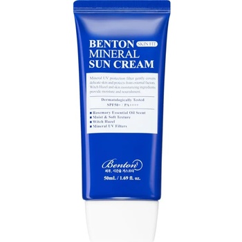 Benton Cosmetic Skin Fit Mineral минерален слънцезащитен флуид за лице SPF 50+ 50ml