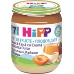 Hipp Био плодово пюре Hipp Fruit Duet - Праскова, кайсия и извара, 160 g (5470) - baby
